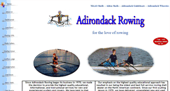 Desktop Screenshot of adirondackrowing.com